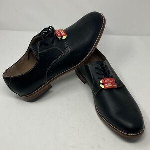 Men's Black Lace-Up Dress Shoes